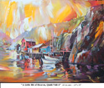 A Little Bit of Heaven, Quidi-Vidi-4, Oil on Canvas